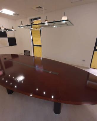 grande tavolo ovale sala riunioni ufficio studio 