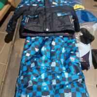 giacca pantalone bambino sci 