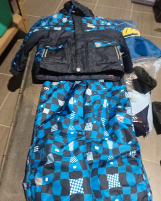 giacca pantalone bambino sci 