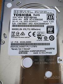Hdd per Notebook 2.5" 500 Gb