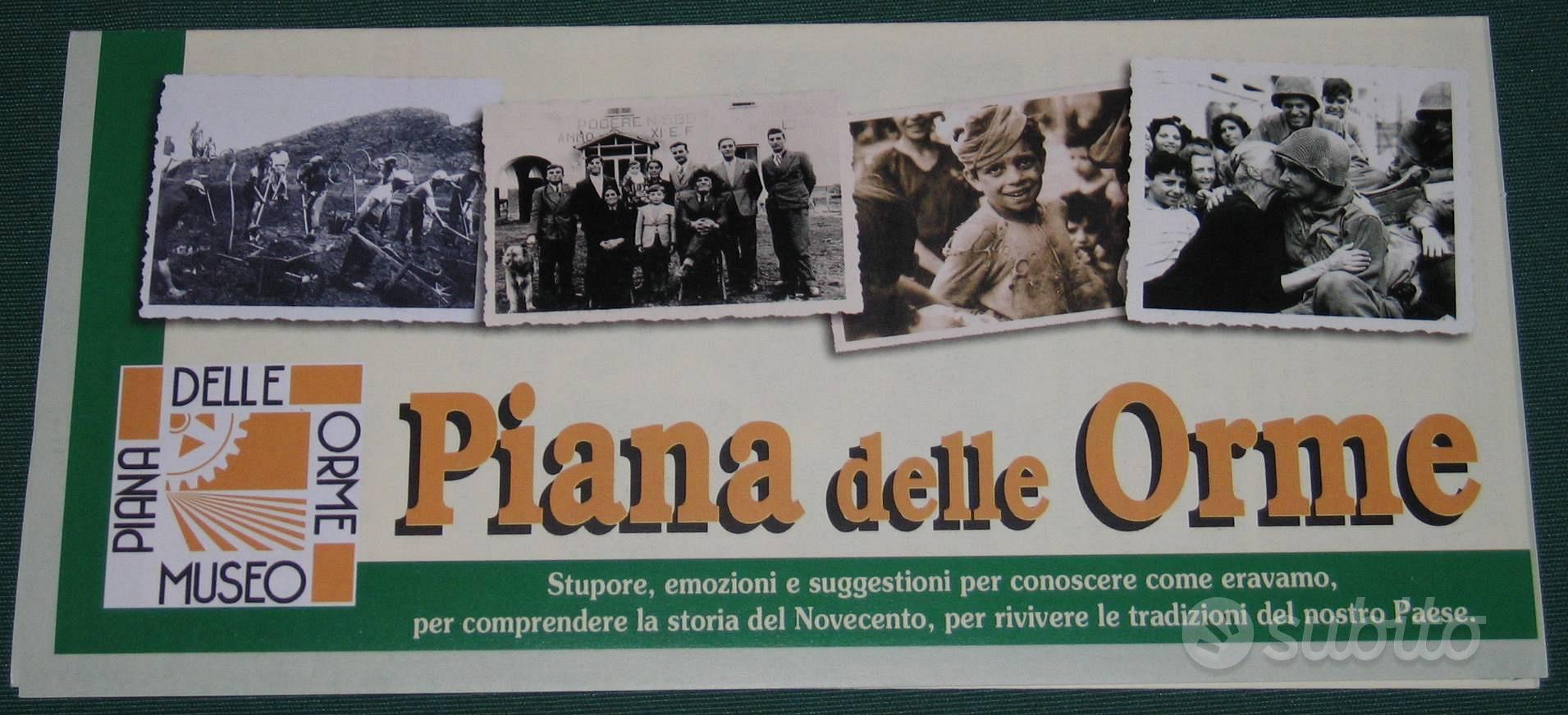 DEPLIANT - MUSEO "PIANA DELLE ORME" - Collezionismo In vendita a Roma