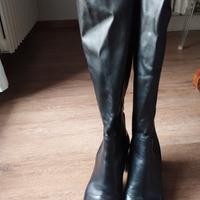 Stivali donna Neri Vera pelle POLLINI 