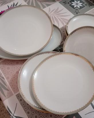 Servizio 14pz ILMENAU DDR Vintage Oro