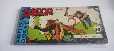 ZAGOR STRISCIA N.89 QUARTA SERIE ORIGINALE