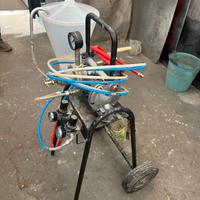 POMPA AIRLESS elettrica a MEMBRANA con PISTOLA