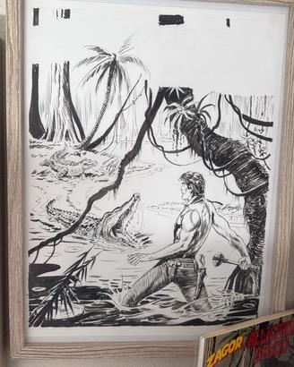 Cover originale zagor zenith di gallieno ferri