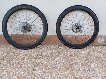 Ruote in Carbonio da corsa Tubolare