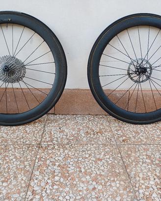 Ruote in Carbonio da corsa Tubolare