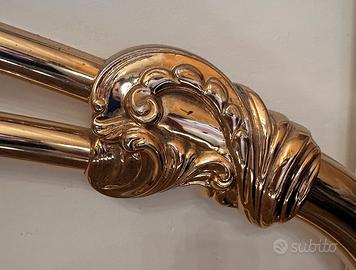 Struttura Letto OTTONE bagno ORO Firmata LIPPARINI