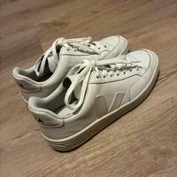 Veja V-12 Leather - Sneakers bianche unisex