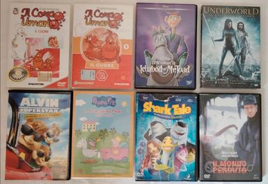 lotto 16 dvd cartoni animati vari
