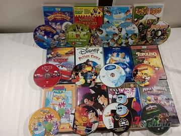 Blocco DVD 12 cartoni animati bambini