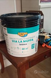 idropittura traspirante antimuffa bianca NUOVA10LT