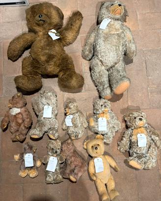 Lotto 11 Peluche Steiff & Gebrüder Hermann & Fecht