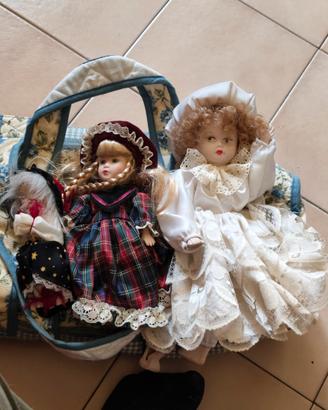 bambole in ceramica 