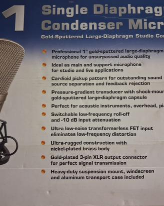 Microfono a condensatore Behringer