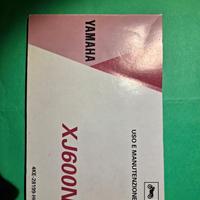 Yamaha XJ600N manuale uso