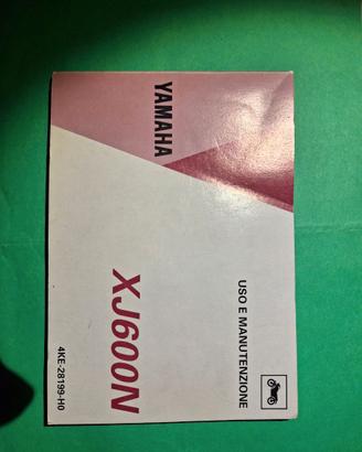 Yamaha XJ600N manuale uso