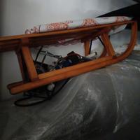 slitta in legno davos 