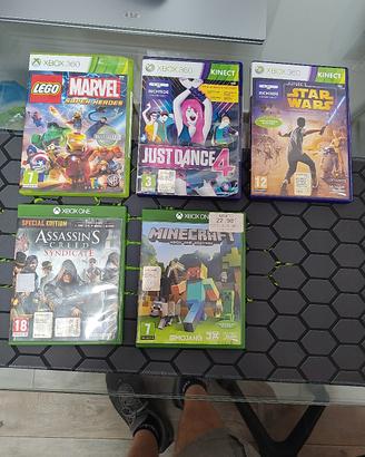 Lotto di giochi Xbox 360 e One 