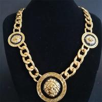 set bijoux di collana placcato di oro 