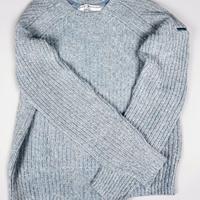 Tommy Hilfiger Jeans Maglione Uomo M Bianco Azzurr