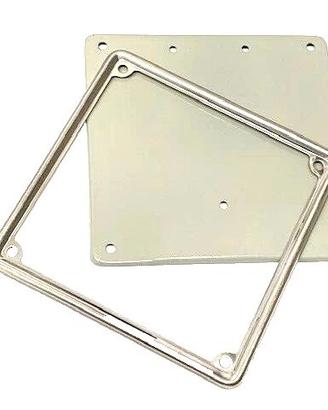 PORTATARGA + CORNICE 17X17 VESPA VNB VBB VNA FARO 
