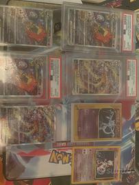 Pokemon set mewtwo e charizard psa 10 e NM