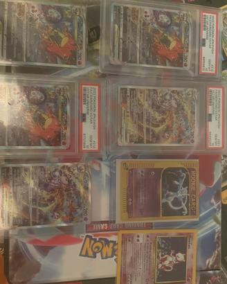 Pokemon set mewtwo e charizard psa 10 e NM