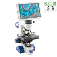 Microscopio biologico Optika B-62V con monitor