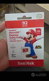 Micro SD Express per  Switch 2 Nuova Sigillata