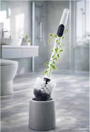 spazzolone wc bagno  con dispenser integrato 