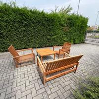 Salottino in teak trattamento a olio