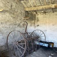 Rastrello ranghinatore per fieno d’epoca