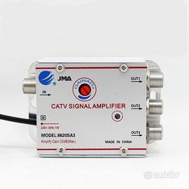 Amplificatore sdoppiatore segnale tv 1 ingresso 3