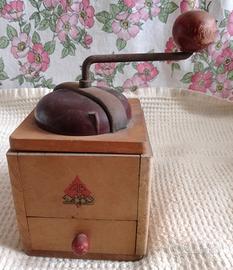 MACINACAFFÈ IN LEGNO VINTAGE ANNI 50