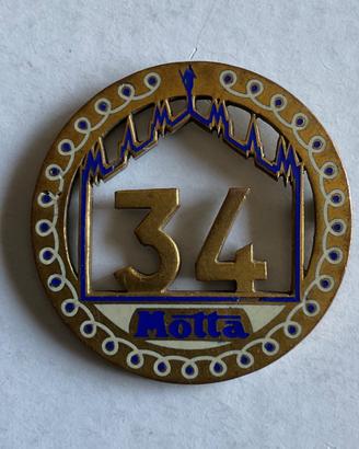 Motta distintivo numerato 34 dipendenti Milano