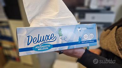 Salviette deluxe e ricariche per dispenser
