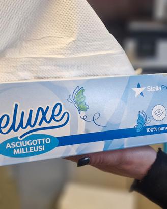 Salviette deluxe e ricariche per dispenser