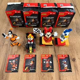 52TOYS Disney x F1 Race set 4 figure con box card