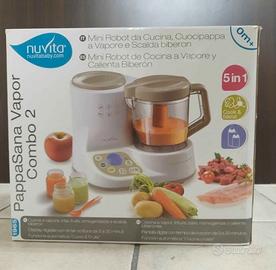 Mini robot da cucina. Cuocipappa e scalda biberon.