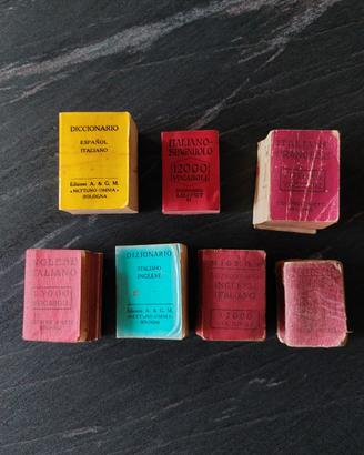 Vocabolari mignon anni 50/60 da collezione!!