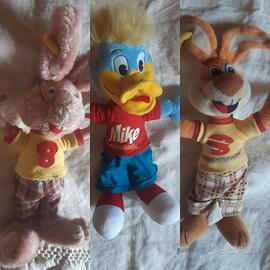 Mirabilandia Mascotte Otto Leprotto e Mike Peluche