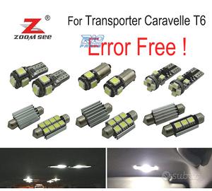 KIT 19 LAMPADE LED INTERNE PER VOLKSWAGEN VW CARAV