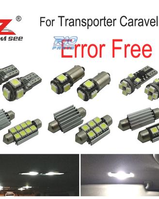 KIT 19 LAMPADE LED INTERNE PER VOLKSWAGEN VW CARAV