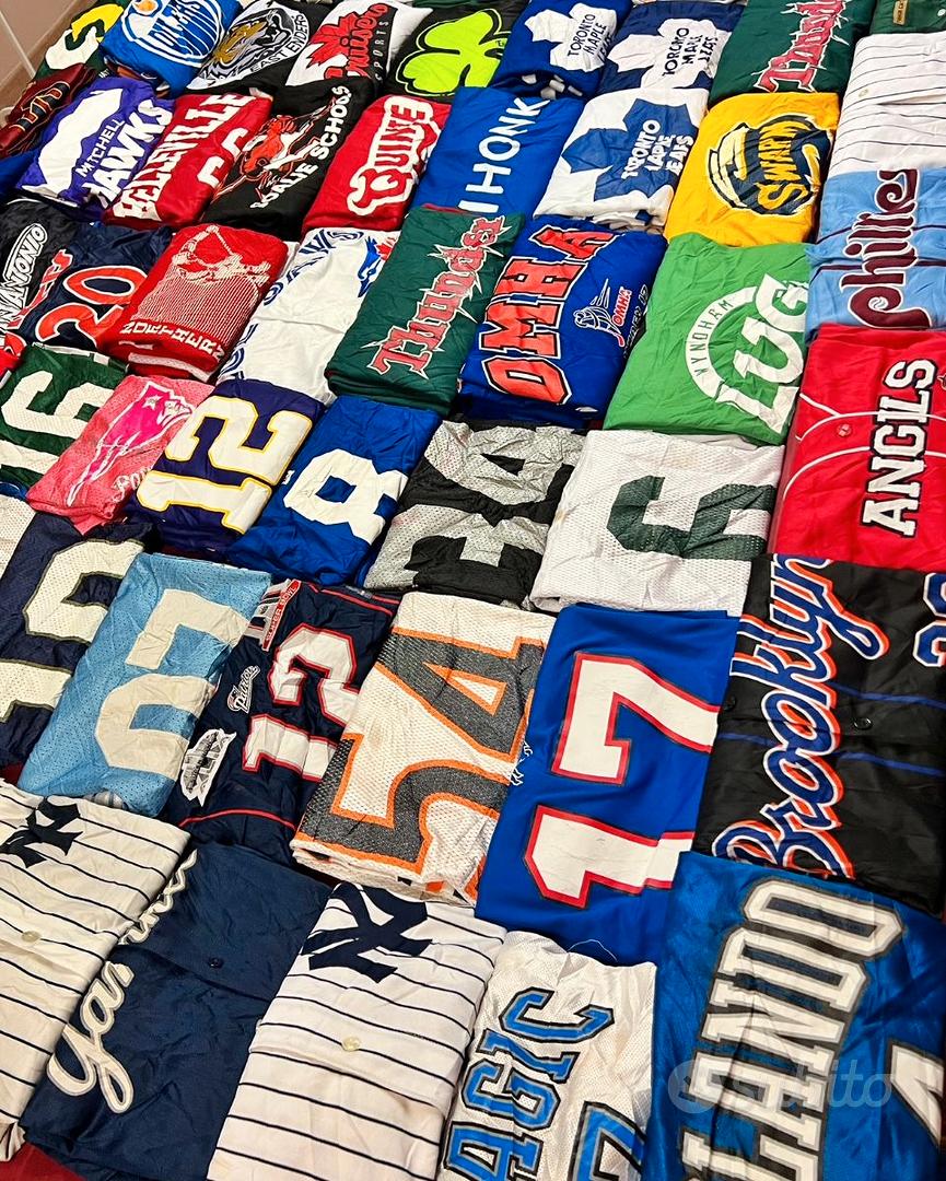 Rare 30-Year Vintage American Sports Jersey Collection: NFL, NBA, MLB & NHL for Sale
