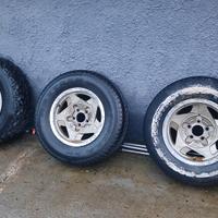 3 cerchi per jeep fuoristrada