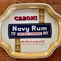 Vassoio vintage Caroni Navy Rum