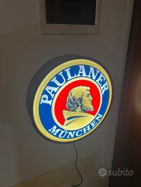 Insegna luminosa Paulaner munchen