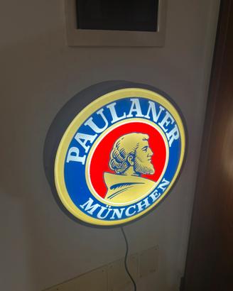 Insegna luminosa Paulaner munchen